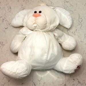 Vintage Fisher Price Puffalumps Bunny Rabbit White No Outfit 13" 1986 READ